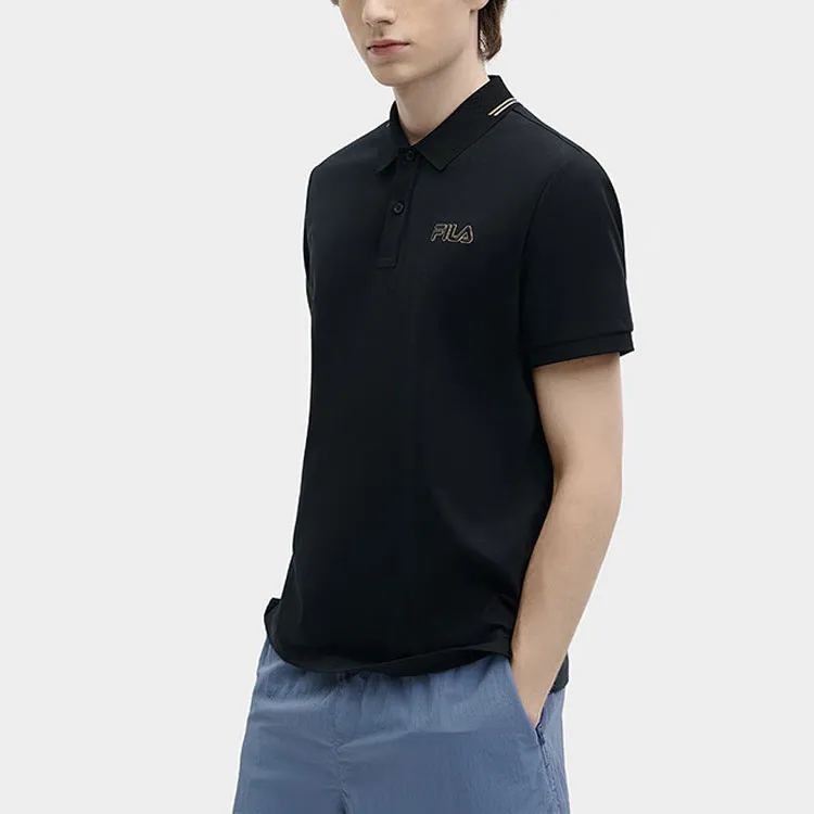 FILA Polo Shirt Men's Jet Black-4