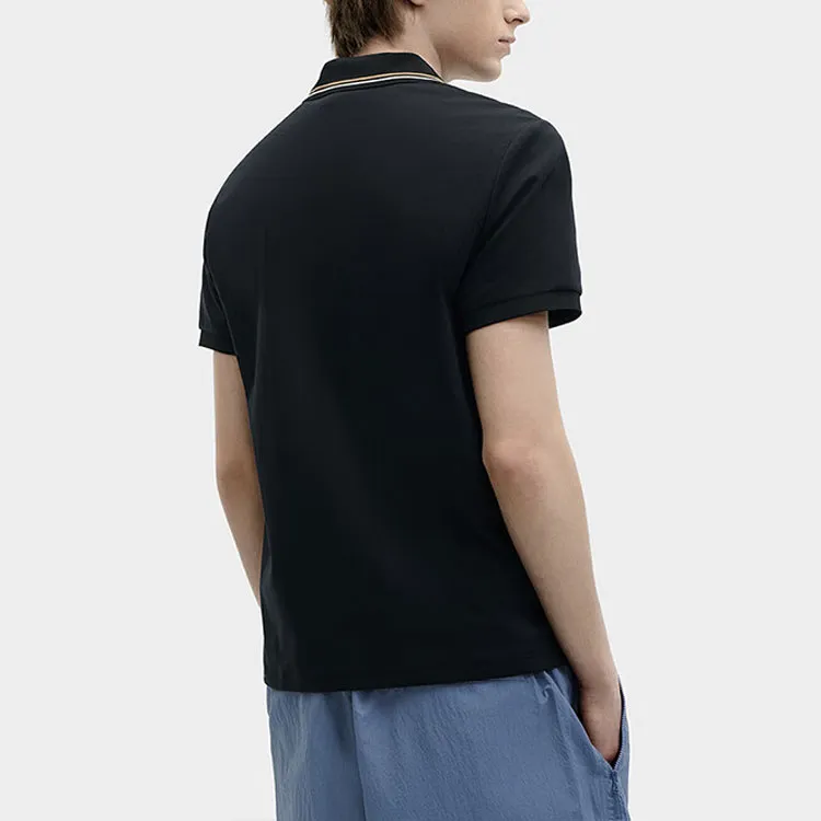 FILA Polo Shirt Men's Jet Black-3
