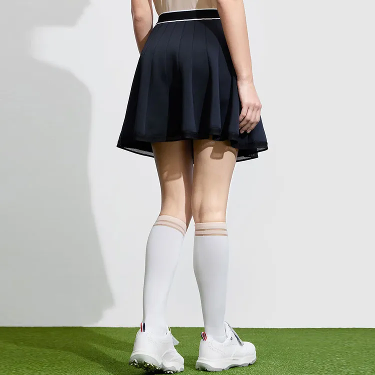 FILA Golf Series SS24 Casual Short Skirts Women's Pitch Black-2