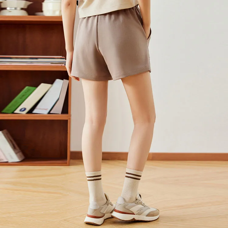 Anta Sports Life Collection Casual Shorts Women's Linen Gray-2