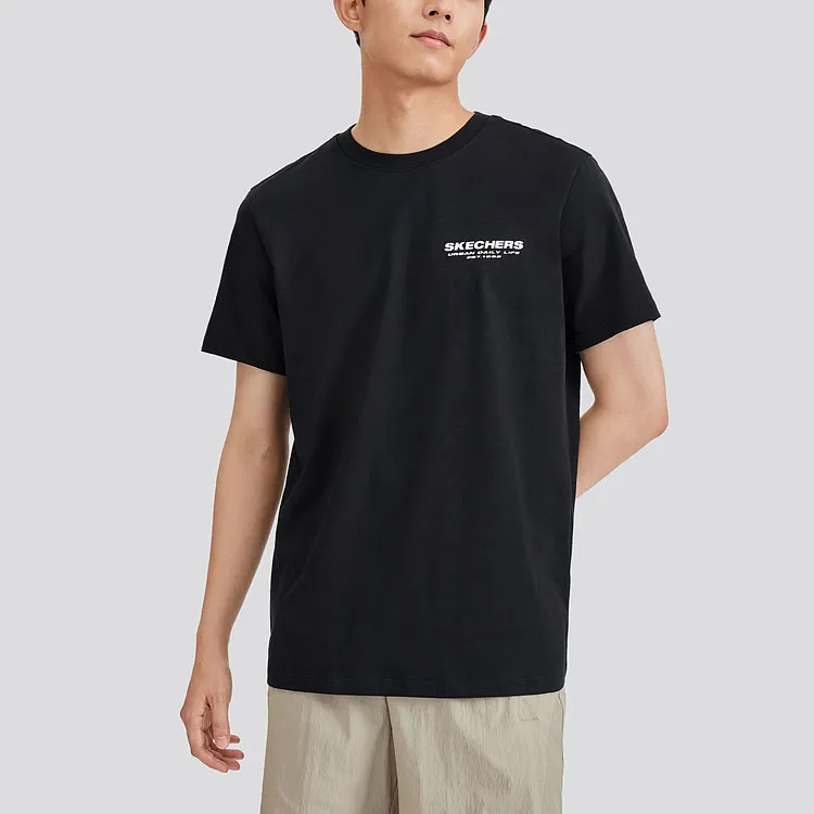 Skechers SS24 T Shirt Men's Carbon Black-2
