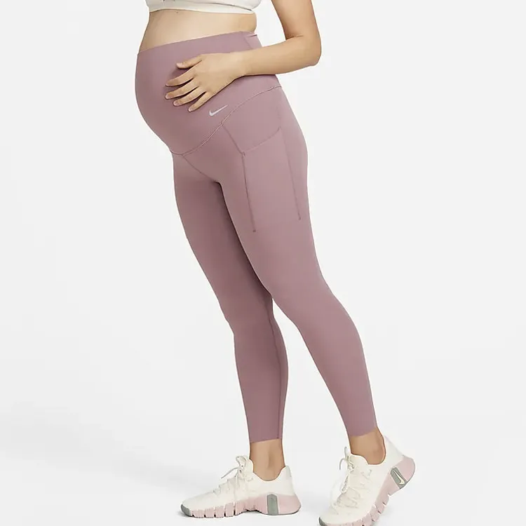 Nike Zenvy Athletic Trousers Women's Smoky Purple Red-2