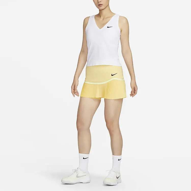 Nike SS24 Casual Short Skirts Women's Soft Yellow-2