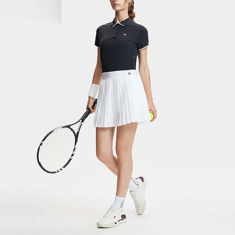 FILA SS24 Casual Short Skirts Women's Bright White-1