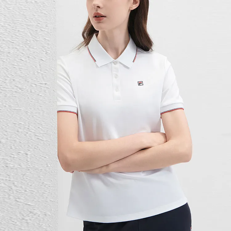 FILA Polo Shirt Women's Standard White-1