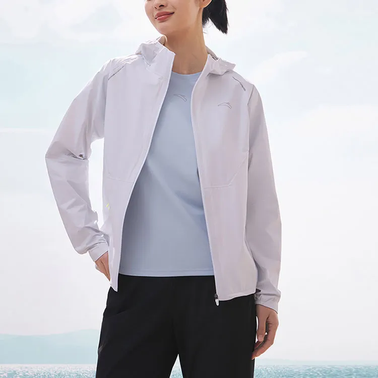 Anta Running Collection Trench Coat Women's Pure White-1