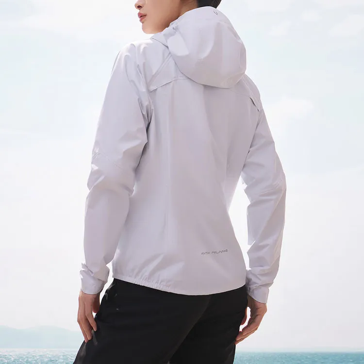 Anta Running Collection Trench Coat Women's Pure White-2