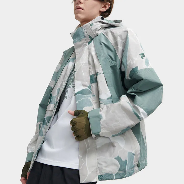 FILA FUSION URBAN TECH Jackets Coats Men's Blue Purple Green-4