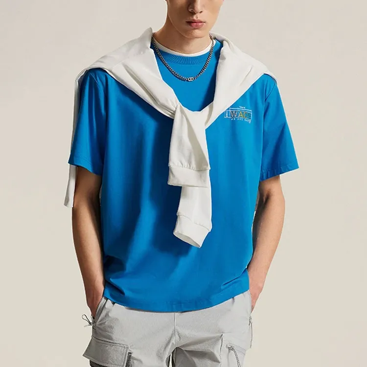 LiNing T-Shirt Men's Interstellar Blue-2