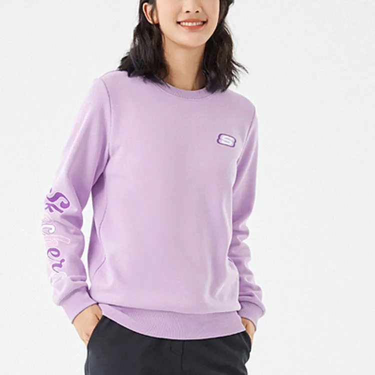 Skechers Colorful Sweatshirt Women's Lavender-2