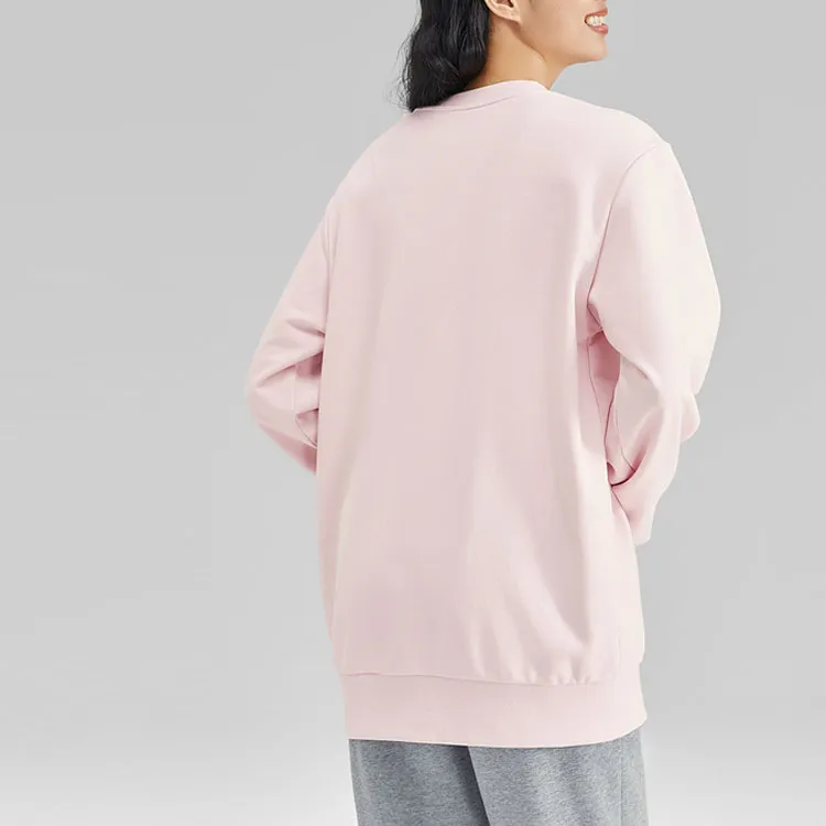 Skechers Colorful Sweatshirt Unisex Gray Pink-1