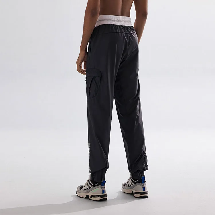 SALOMON EQUIPE PANT M Knitted Sports Pants Men's Pitch Black-2