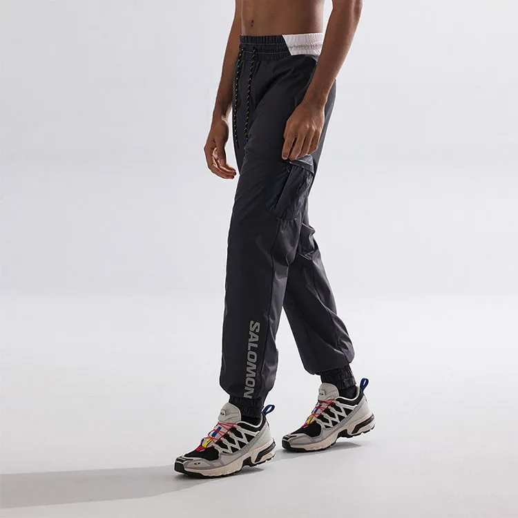 SALOMON EQUIPE PANT M Knitted Sports Pants Men's Pitch Black-1