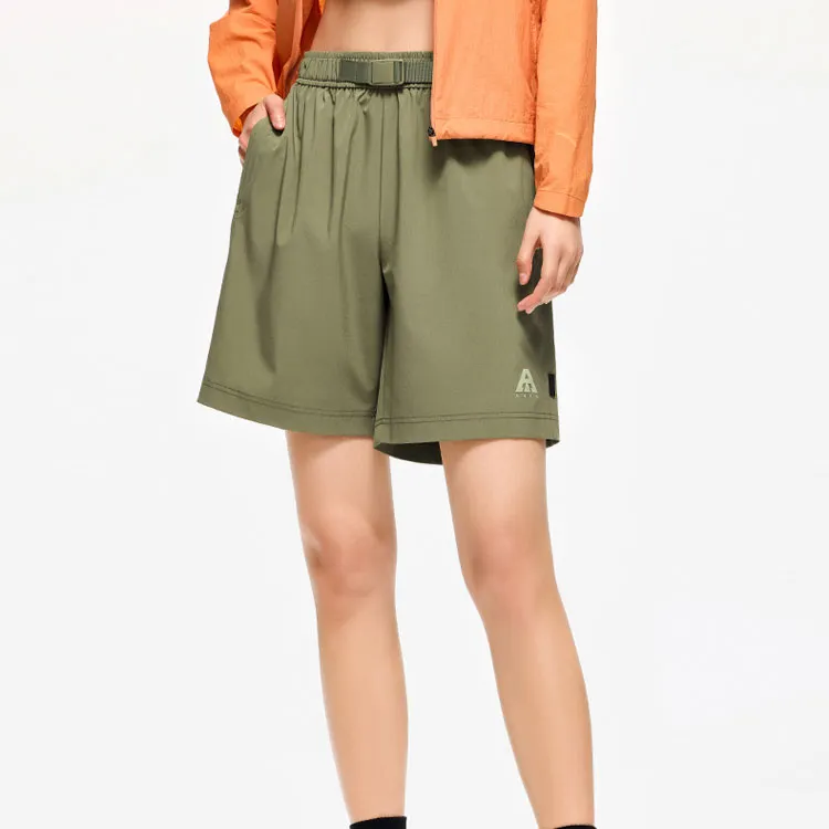 Anta Casual Shorts Women's Muqing Green-1