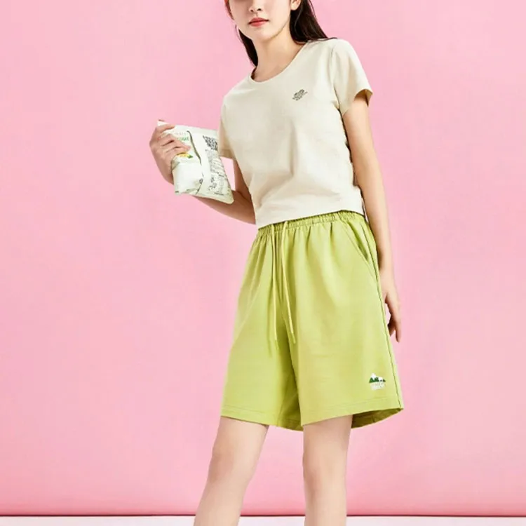 Anta Life Collection Casual Shorts Women's Xiwuo Green-1