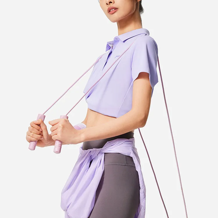 LiNing Fitness Series Polo Shirt Women's Lilac-4