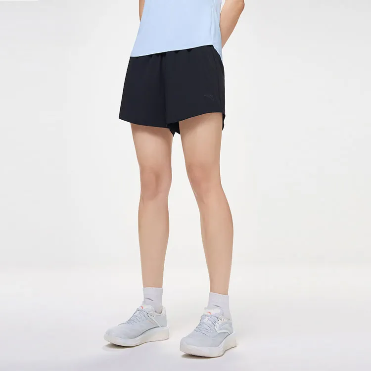 Anta Running Collection Casual Shorts Women's Basic Black-1