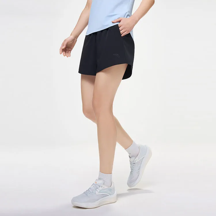 Anta Running Collection Casual Shorts Women's Basic Black-3