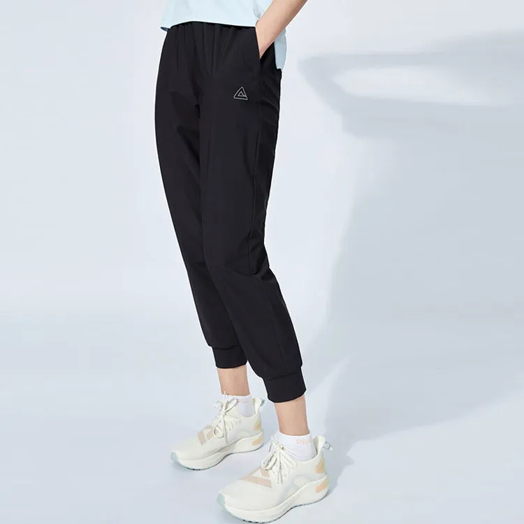 PEAK Knitted Sports Pants Women's Black-3