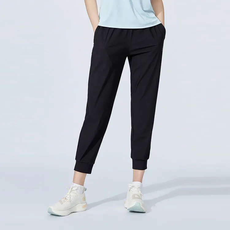 PEAK Knitted Sports Pants Women's Black-2