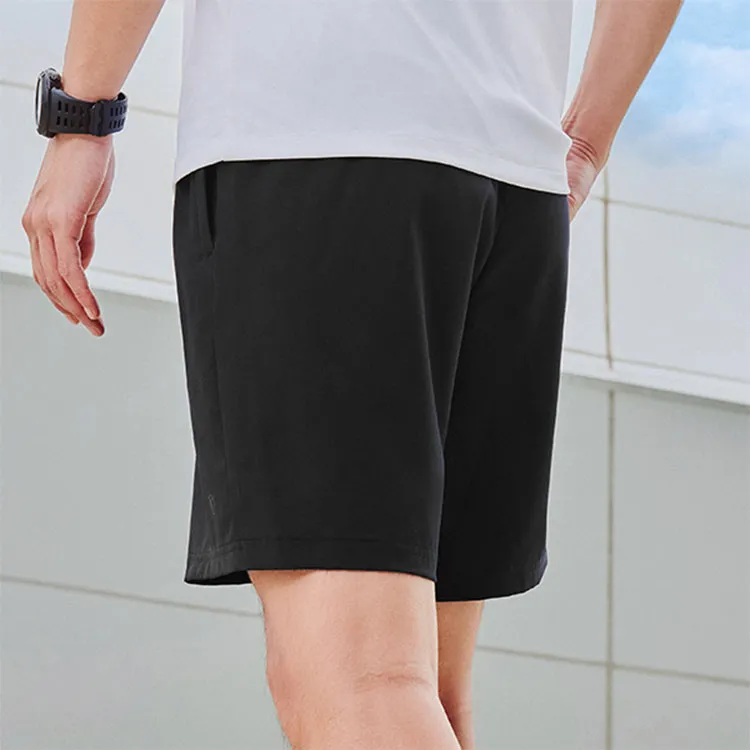 QIAODAN x QIANGFENGCHUIFU,LIANMINGKUAN Casual Shorts Men's Black-3