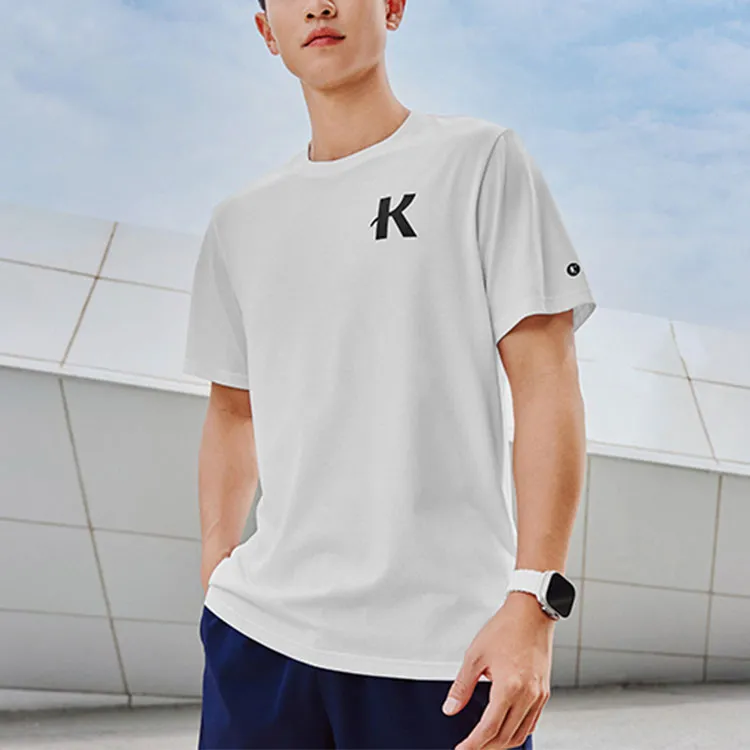 QIAODAN x QIANGFENGCHUIFU,LIANMINGKUAN T Shirt Men's Jordan White-2