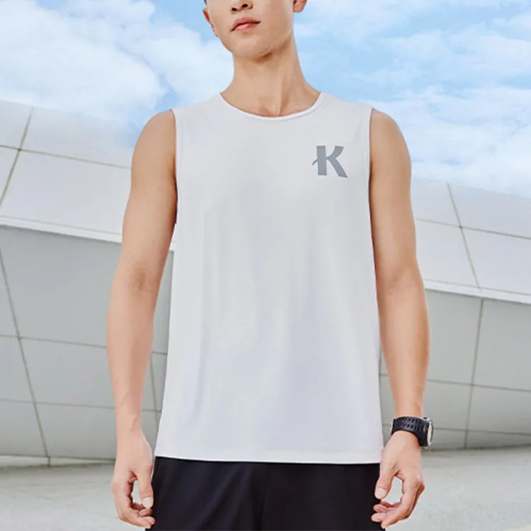 QIAODAN x QIANGFENGCHUIFU,LIANMINGKUAN Tank Top Men's Jordan White-2