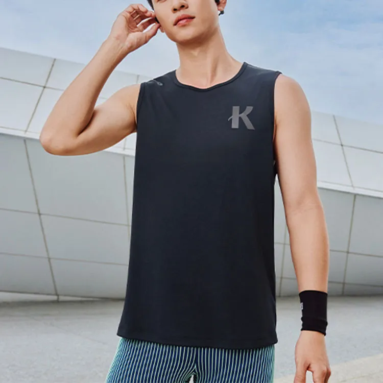 QIAODAN x QIANGFENGCHUIFU,LIANMINGKUAN Tank Top Men's Black-2