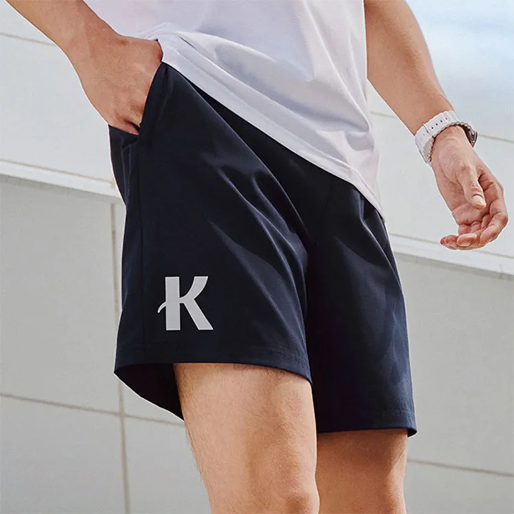QIAODAN x QIANGFENGCHUIFU,LIANMINGKUAN Casual Shorts Men's Nova Blue-4