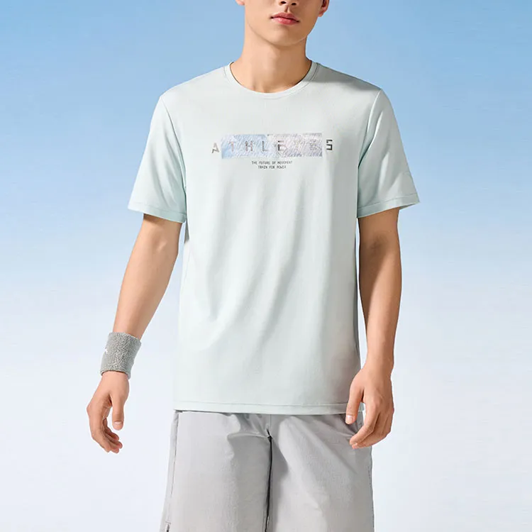 Anta Variety Training Collection T-Shirt Men's Light Glow Blue-1