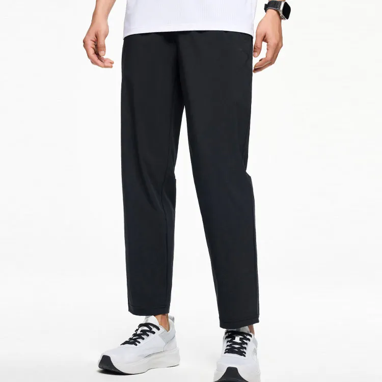 Anta Variety Training Collection Casual Pants Men's Basic Black-2