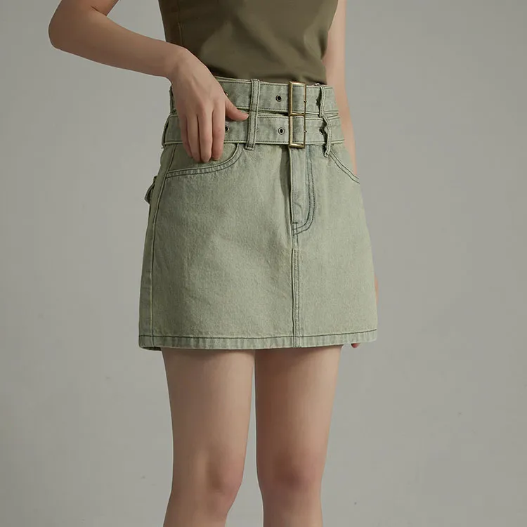 NO ONE ELSE Denim Short Skirts Women's-10