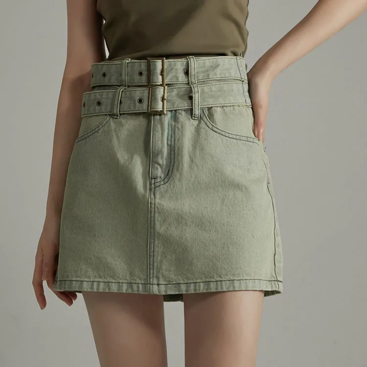 NO ONE ELSE Denim Short Skirts Women's-9