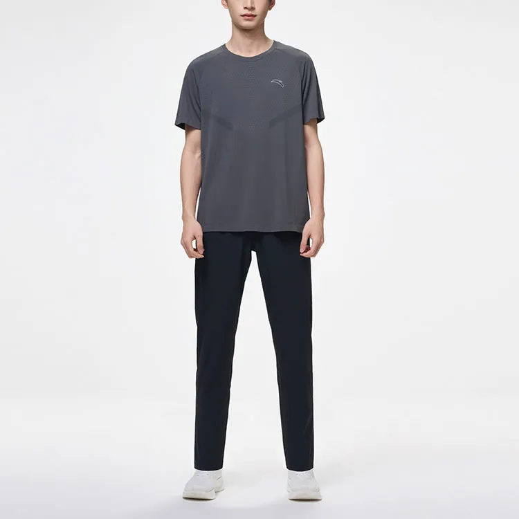 Anta Running Collection Casual Pants Men's Basic Black-1