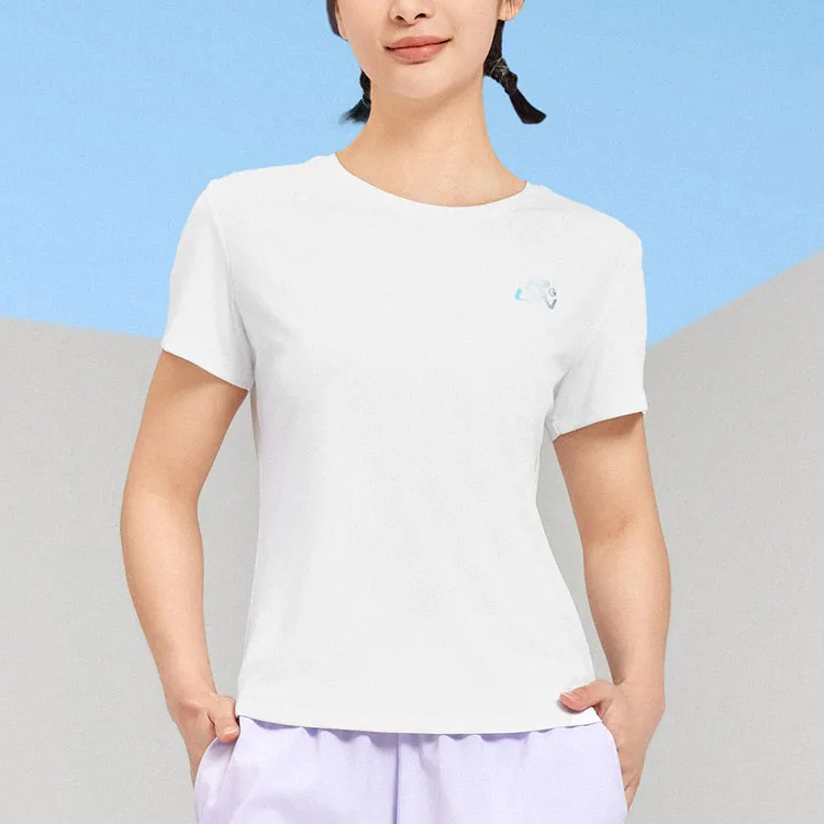 QIAODAN T Shirt Women's Jordan White-4