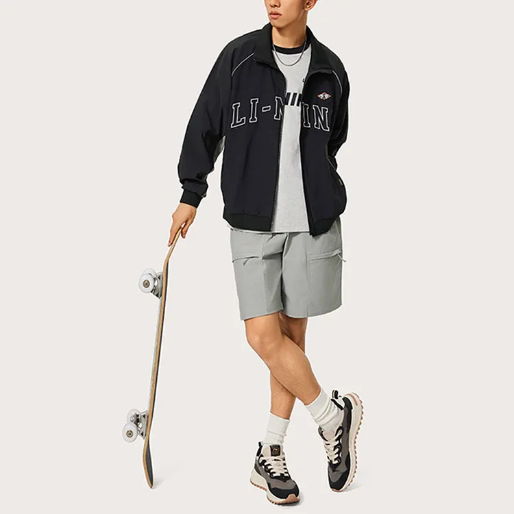 LiNing Sports Life Collection Casual Shorts Men's Moon Plate Gray-2