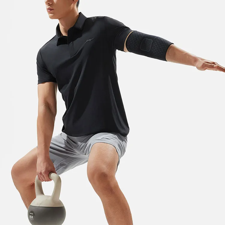 LiNing Fitness Series Polo Shirt Men's Black-2