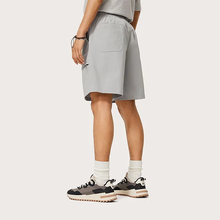 LiNing Sports Life Collection Casual Shorts Men's Moon Plate Gray-3