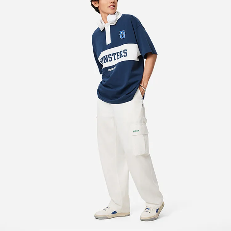 LiNing x Disney Polo Shirt Unisex Dark Navy/Ivory-2