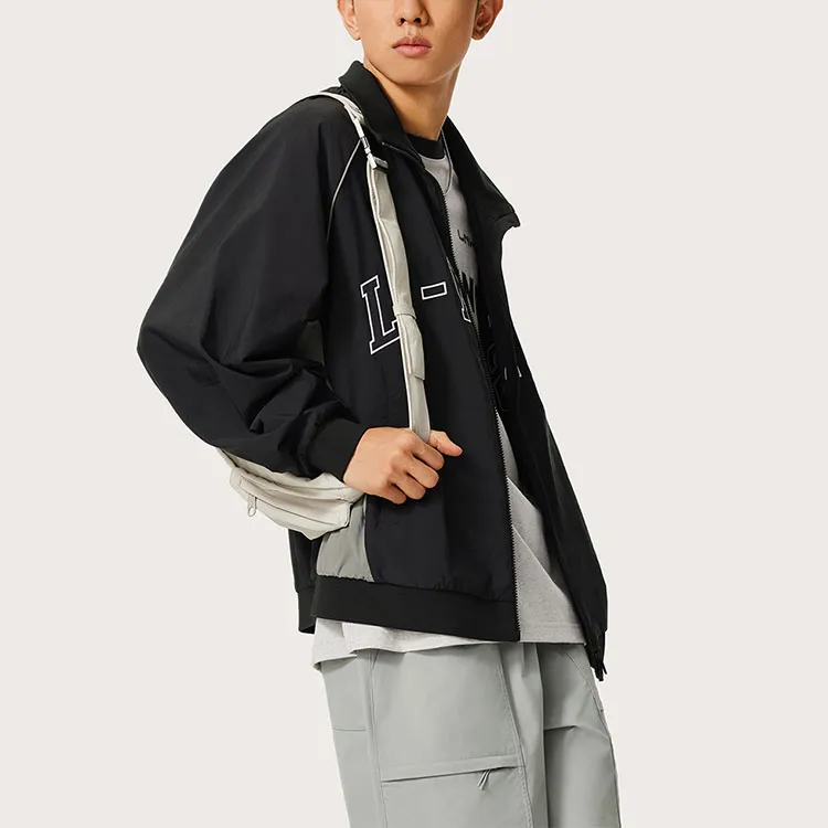 LiNing Sports Trend Series Trench Coat Men's Black-2