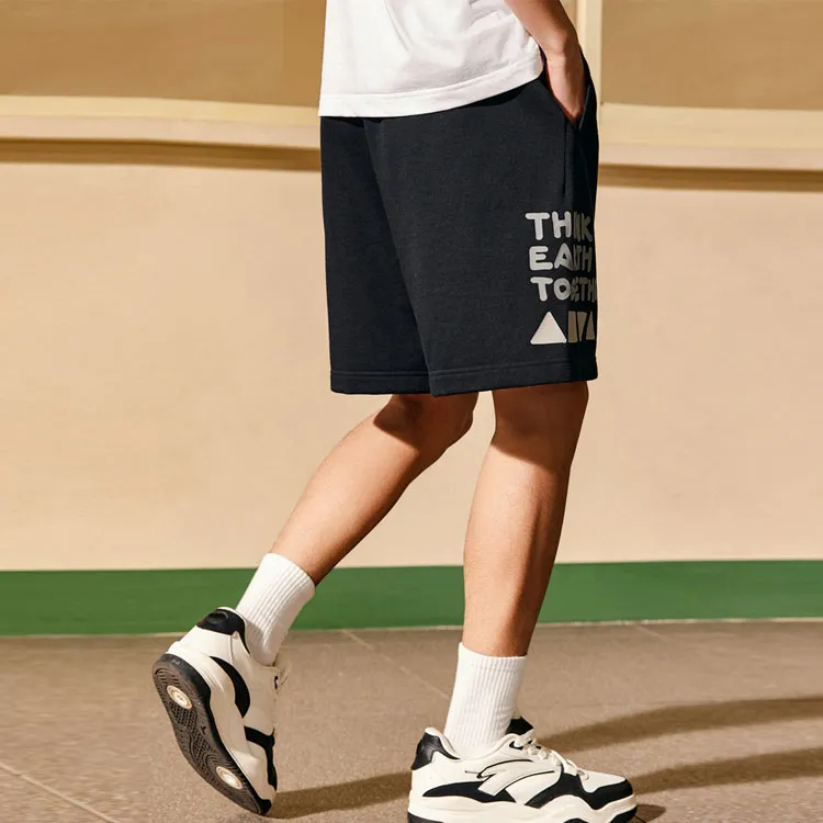 Anta x ZHENGJIUBEIJIXIONG LIANMINGKUAN Sports Shorts Men's Basic Black-2