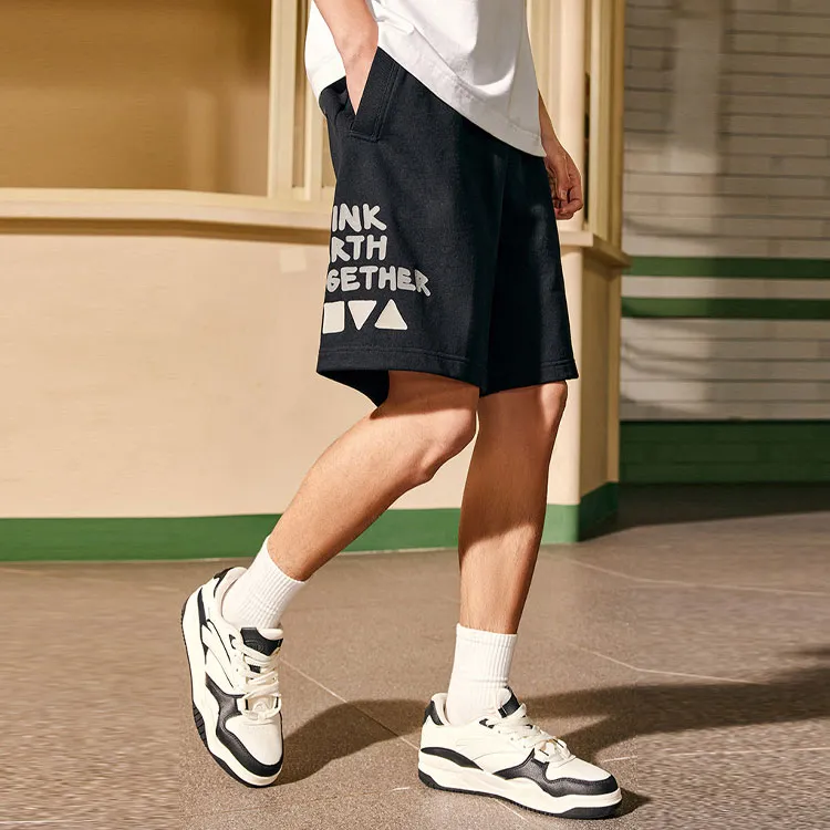 Anta x ZHENGJIUBEIJIXIONG LIANMINGKUAN Sports Shorts Men's Basic Black-1