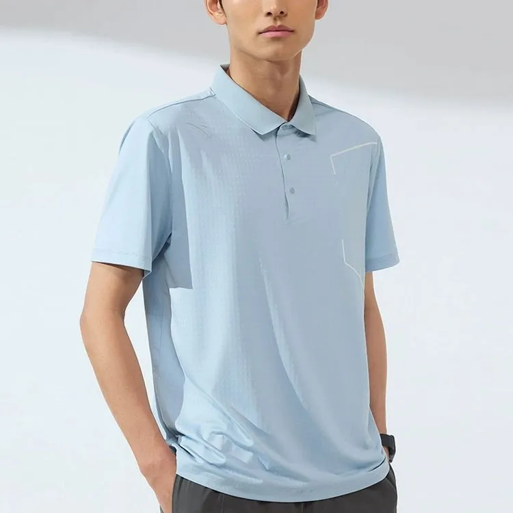 Anta Variety Training Collection Polo Shirt Men's Spread Wings Blue-1