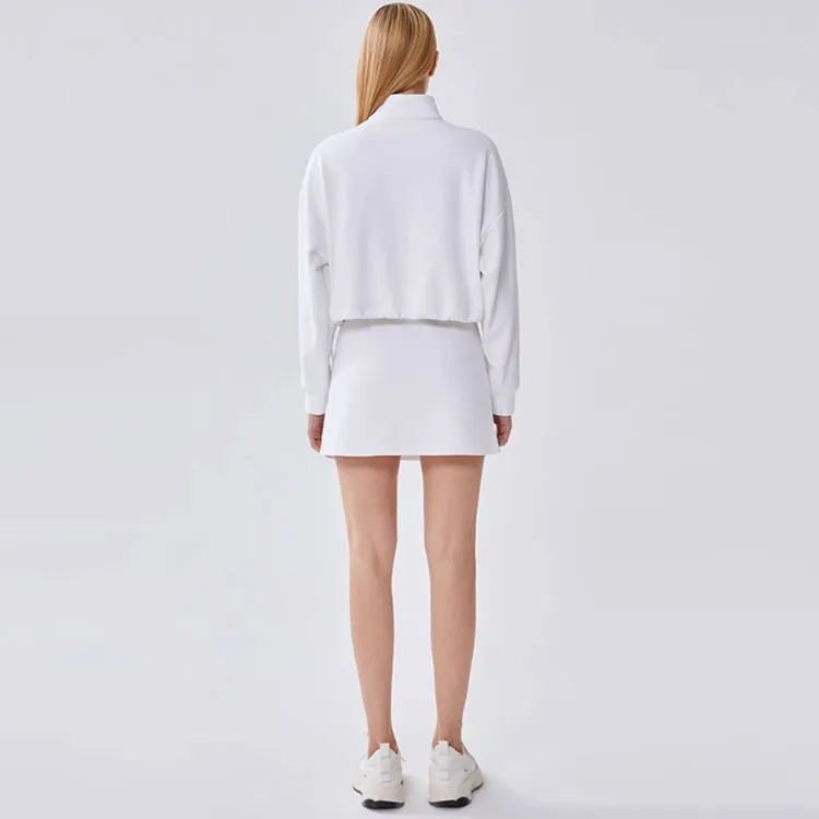 Particle Fever Sweatshirt Women's Natural White-1