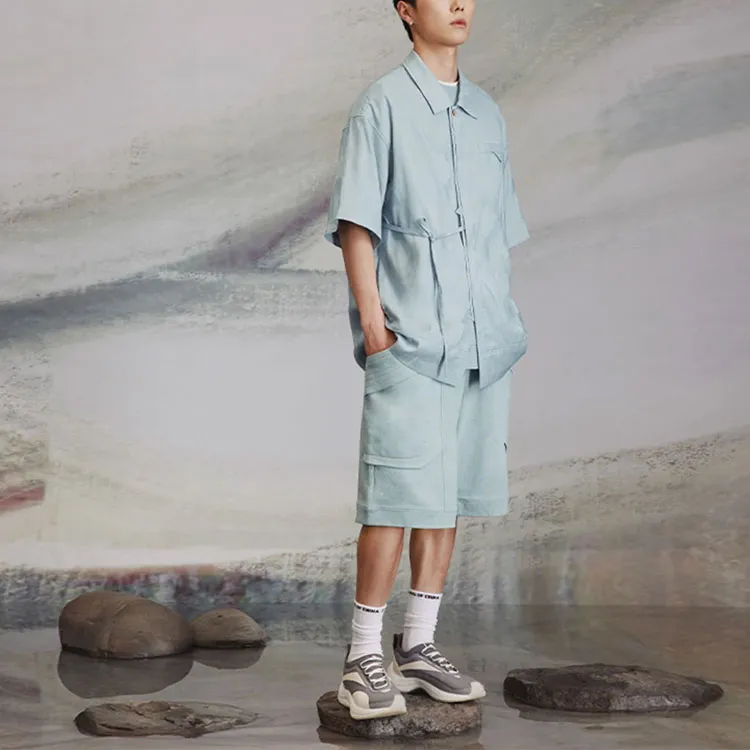 LiNing x CHENGLONG LIANMINGKUAN Shirt Men's Fish Eye Green-3