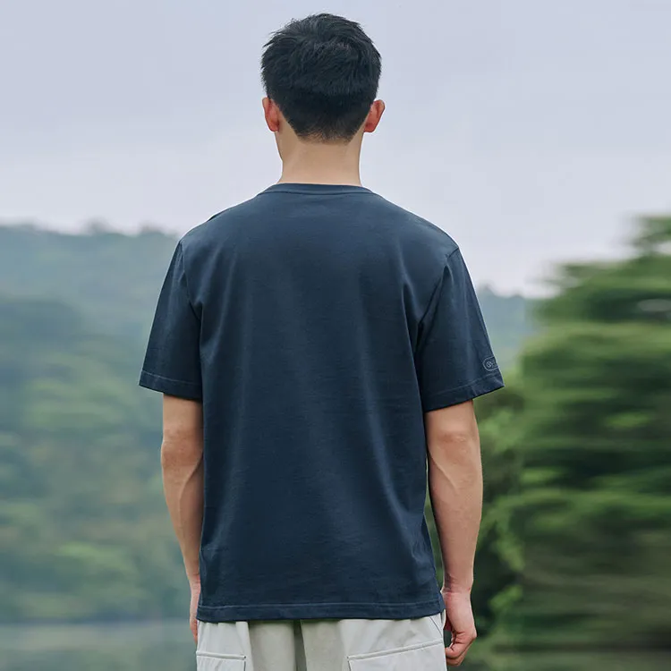 OUTDOOR PRODUCTS T Shirt Men's Flower Blue-1