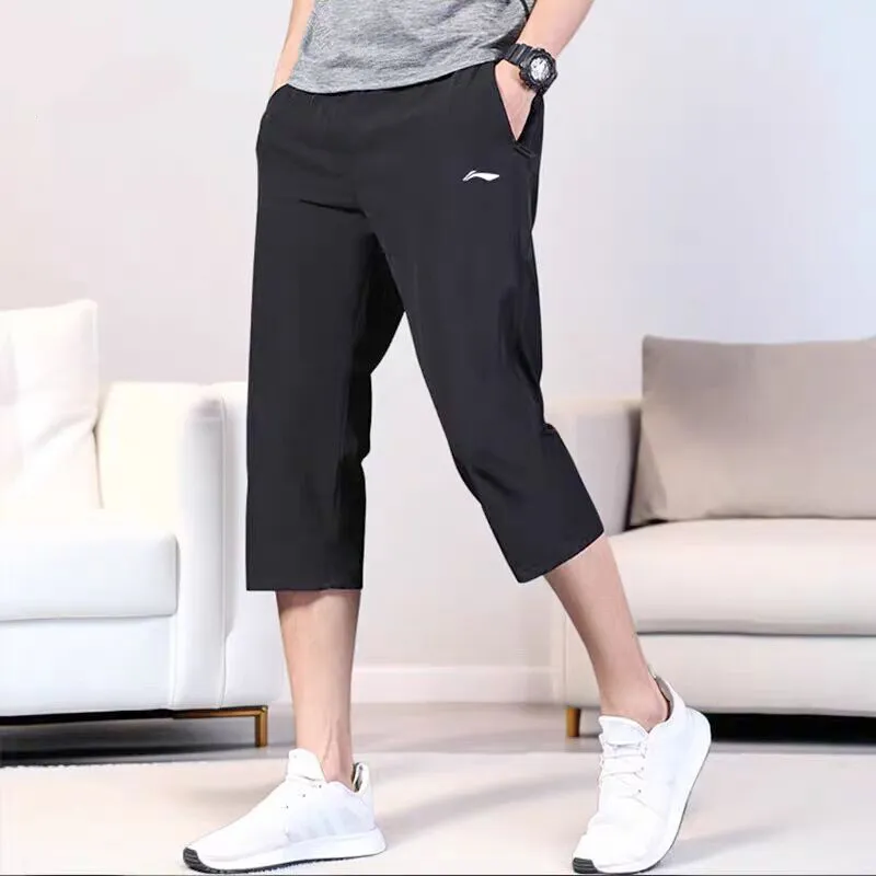 LiNing Knitted Sweatpants Men's Black-3