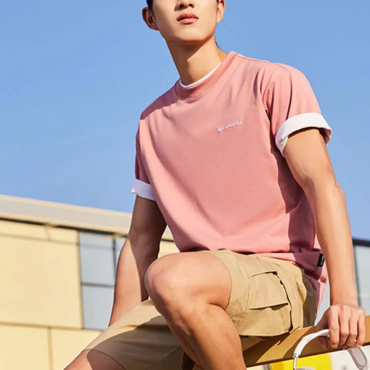 QIAODAN T Shirt Men's Ladybird Pink-2