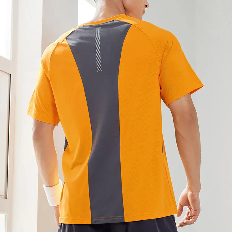361° T Shirts Men Bamboo Orange-2