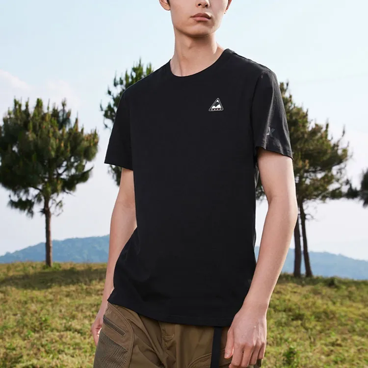 XTEP Vitality Series T Shirt Men's Jet Black-2